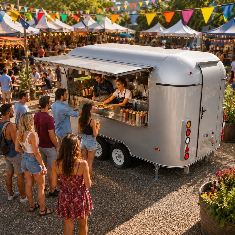 Snacks Food Usa - Food Truck Mobile with Kitchen Fully