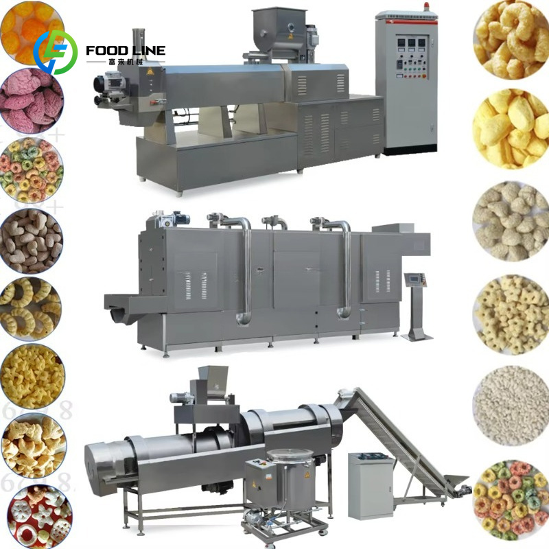 Food Sweet Snacks - Customized Double Screw Extruder Sweet Corn