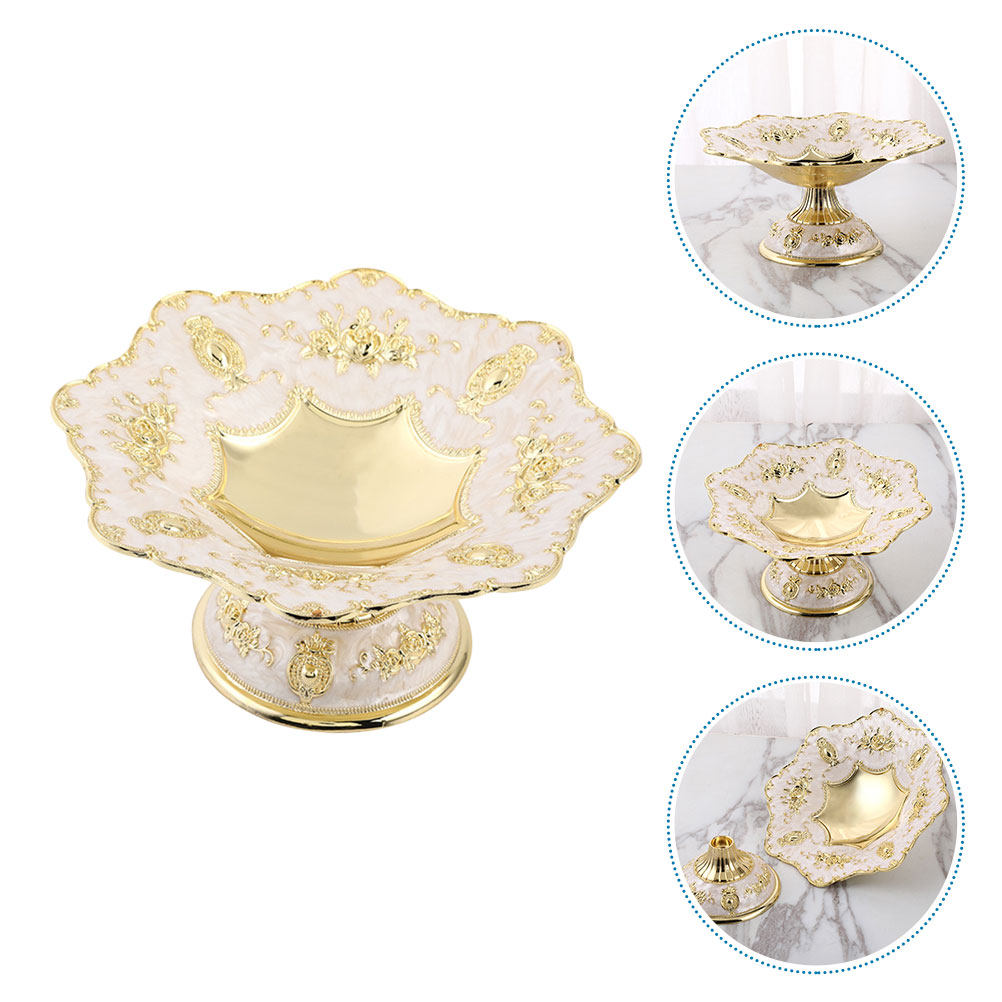 Food Sweet Snacks - Chic European Style Fruit Bowl Alloy