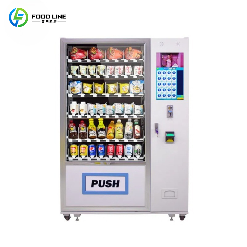 Food Drink Snacks - Customized Touch Screen Snack Vending Machine
