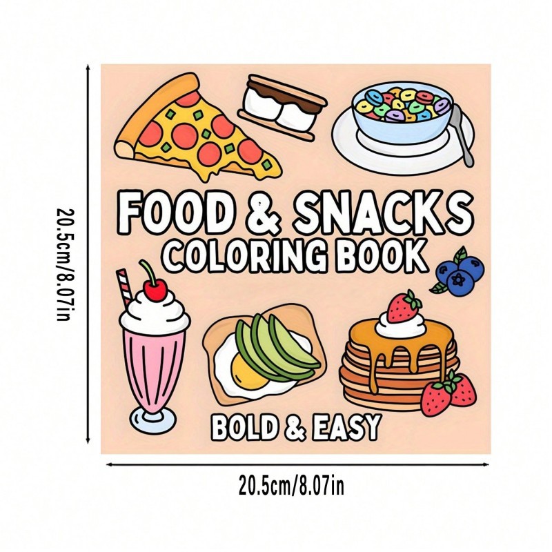 New Food & Snack Themed Colori - Food Snacks Drawing review and price