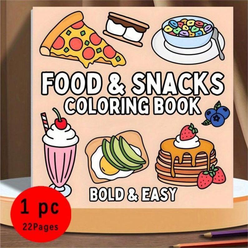 New Food & Snack Themed Colori - Food Snacks Drawing review and price