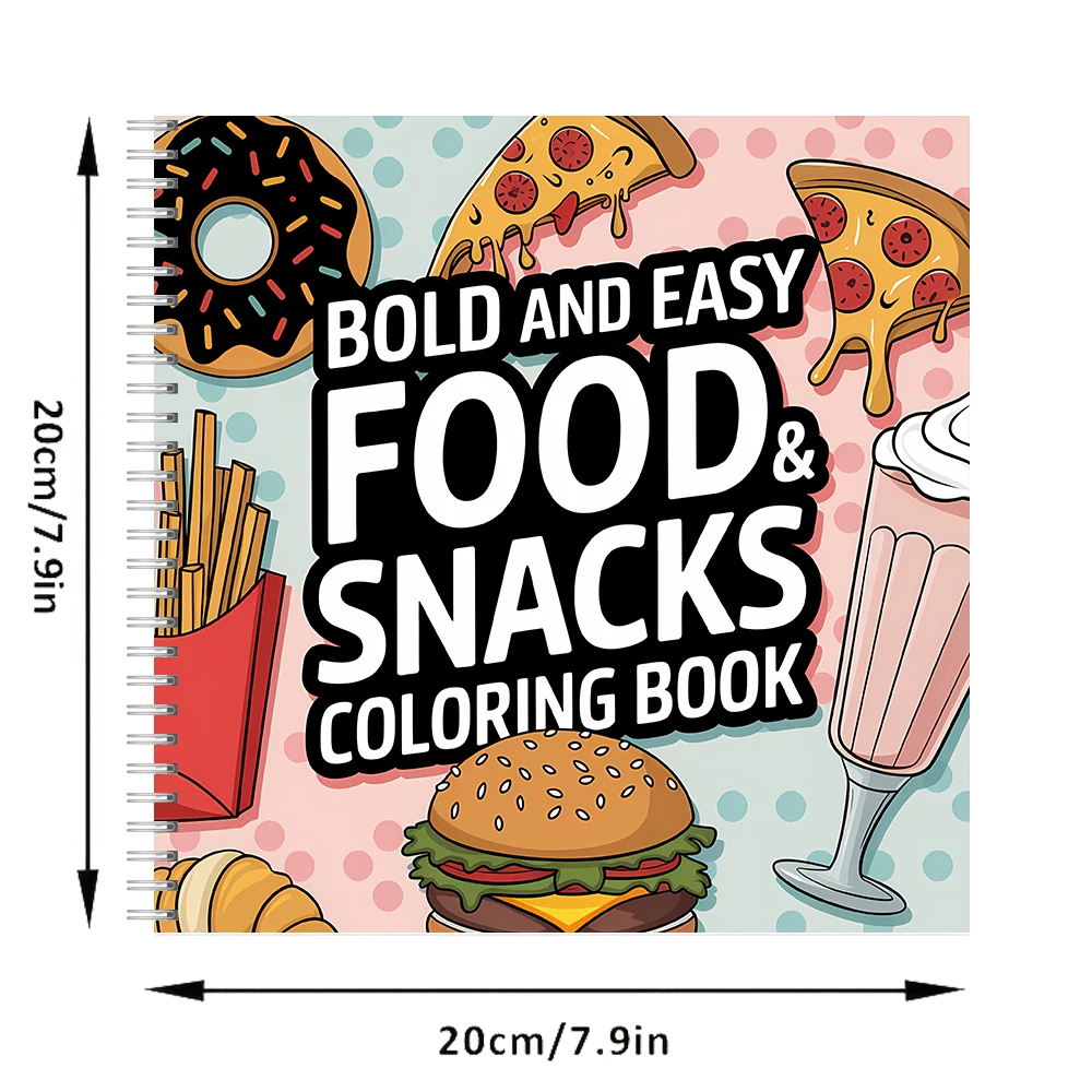 Easy Food and Snacks Coloring  - Food Snacks Drawing review and price