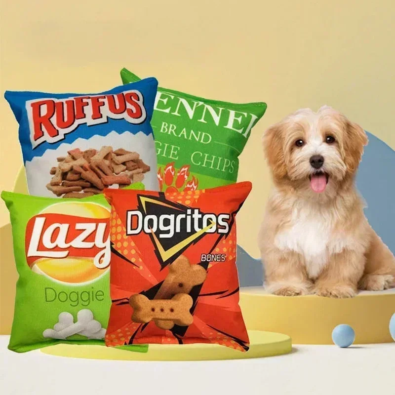 Potato Chip Bag Funny Dog Toys - Food Snacks Chips review and price