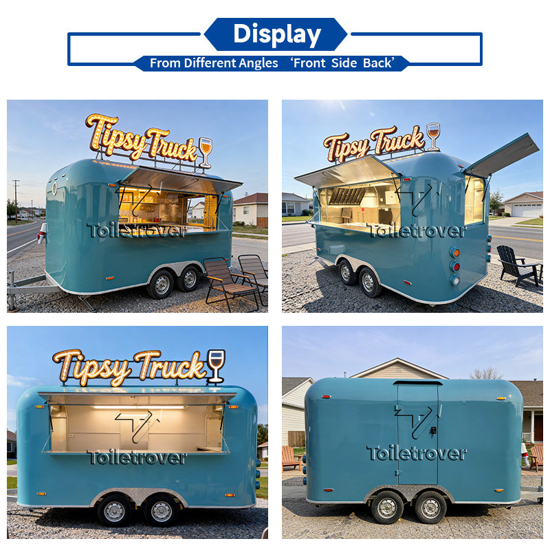 Fiberglass Food Truck Custom-M - Quality Food Snacks review and price