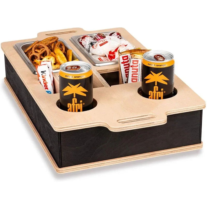 Rectangle Bamboo Tray Desktop  - Food Drink Snacks review and price
