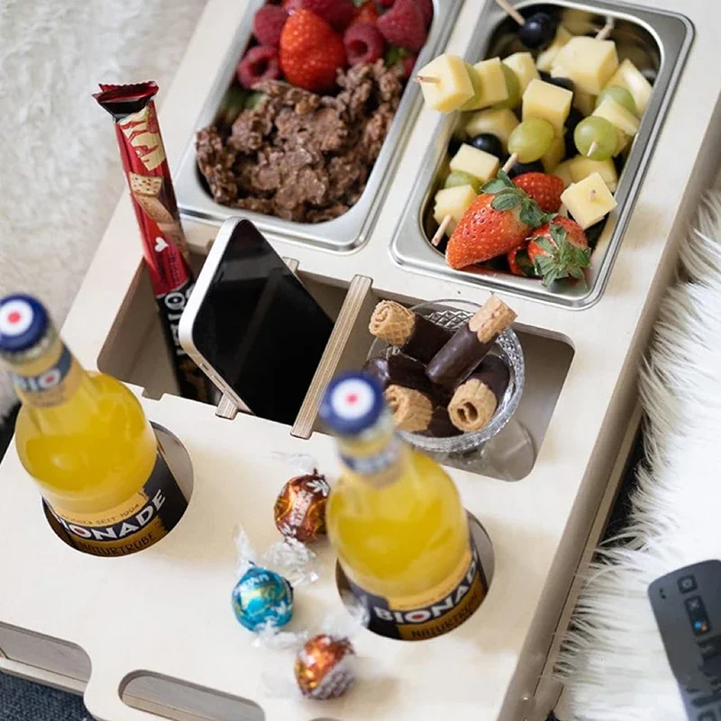 Rectangle Bamboo Tray Desktop  - Food Drink Snacks review and price