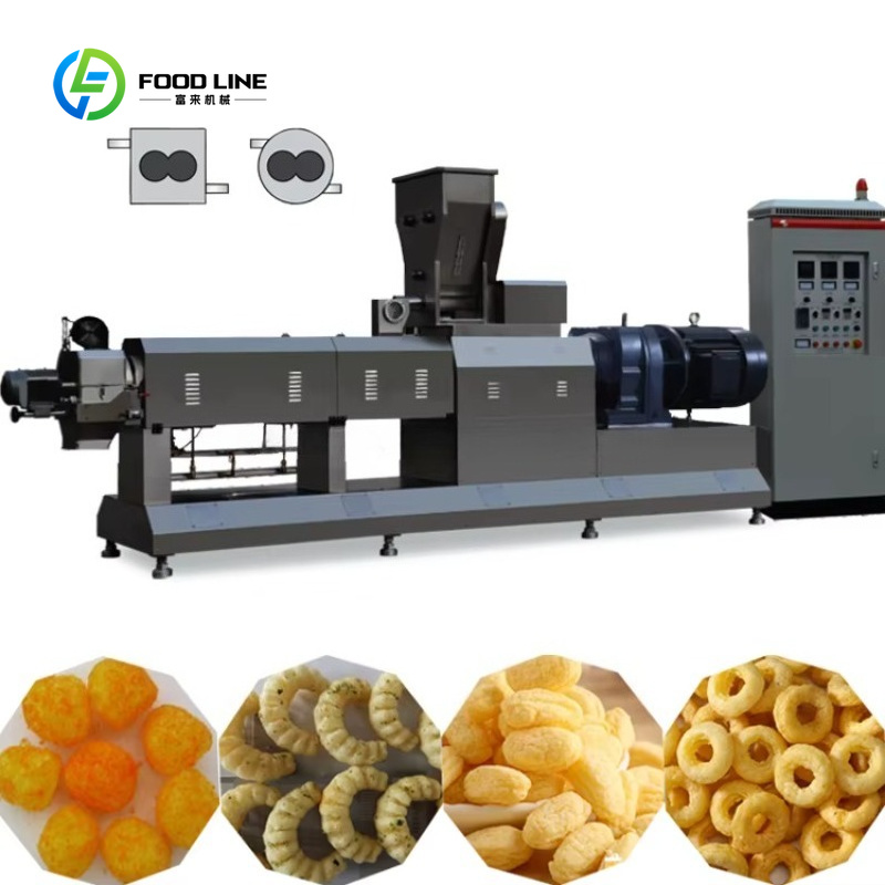Customized Double Screw Extrud - Food Sweet Snacks review and price