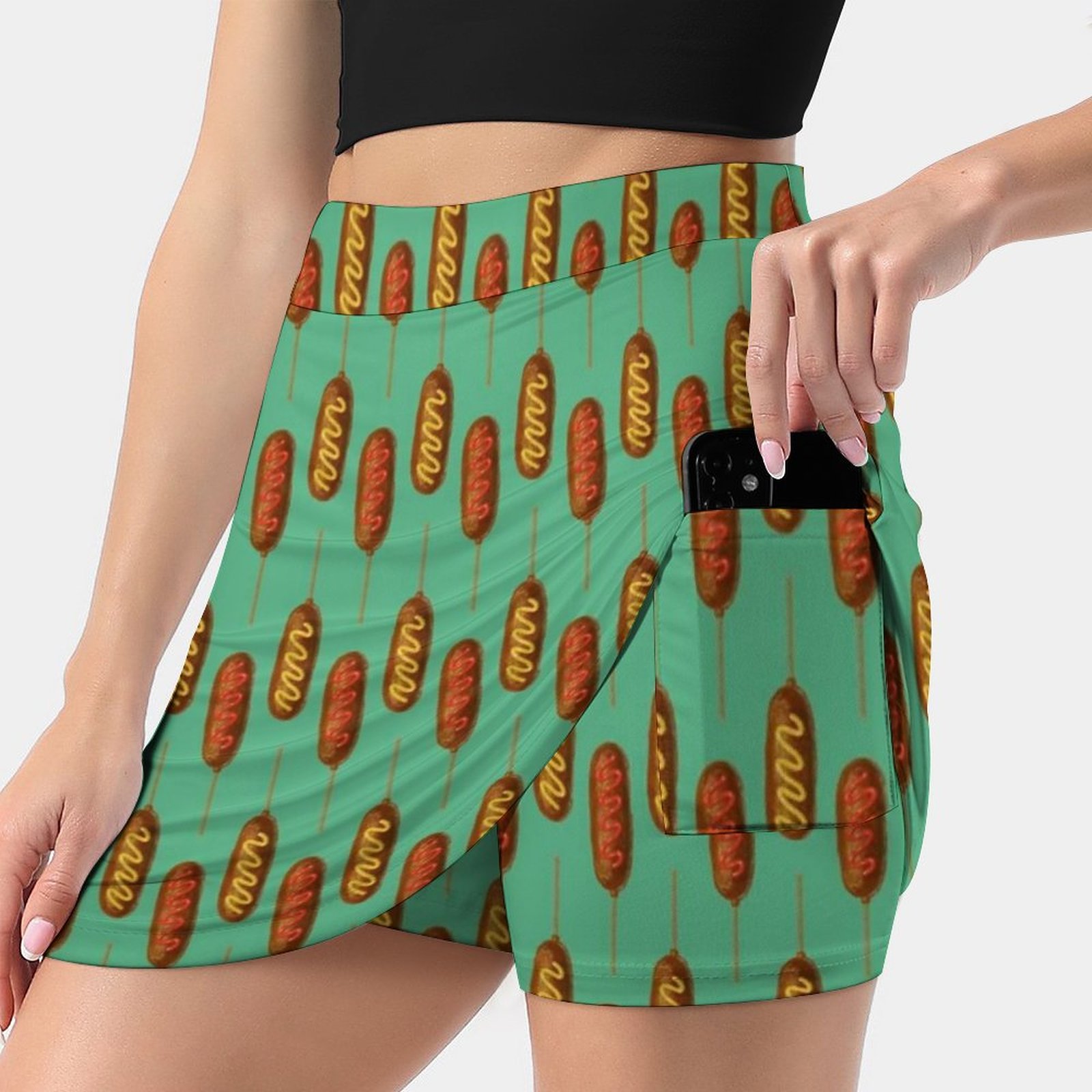 Corn Dogs Women's skirt Mini S - Food Sweet Snacks review and price