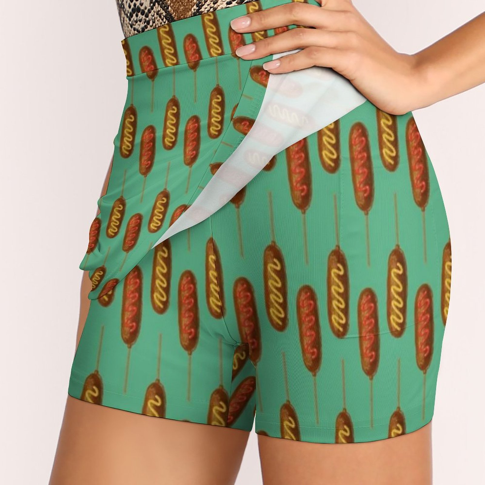Corn Dogs Women's skirt Mini S - Food Sweet Snacks review and price