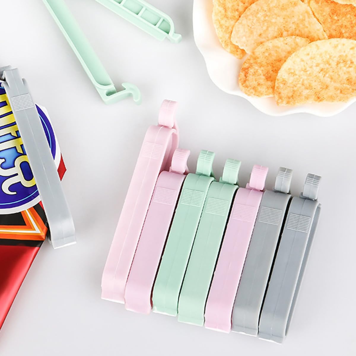 12pcs Mixed Color Plastic Seal - Food Snacks Chips review and price