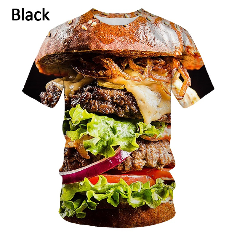 Food Steak Hamburger Graphic T - Food Snacks Chips review and price