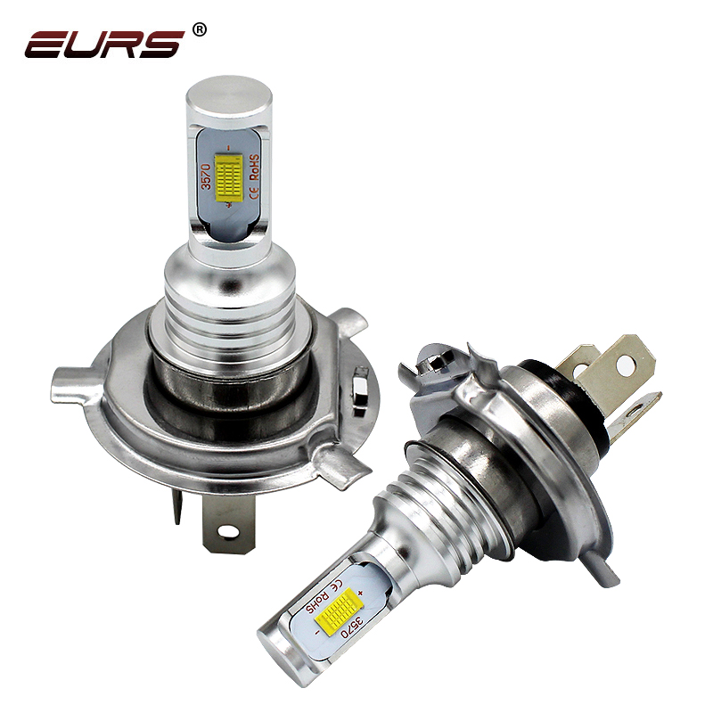 EURS 2PCS H7 Led Fog Light H4  - Yellow Food Snacks review and price