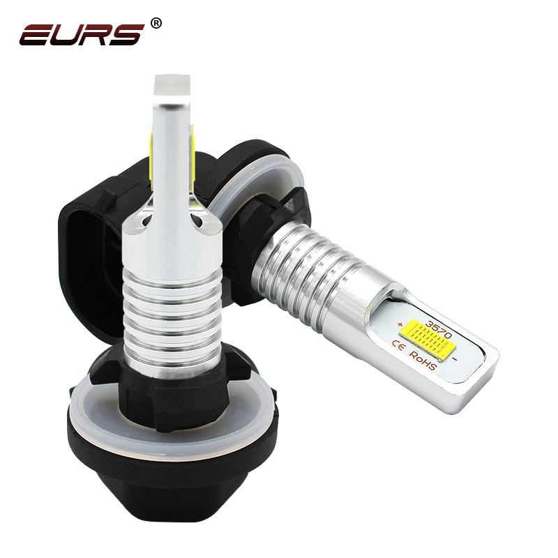 EURS 2PCS H7 Led Fog Light H4  - Yellow Food Snacks review and price
