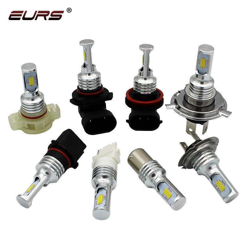 EURS 2PCS H7 Led Fog Light H4  - Yellow Food Snacks review and price